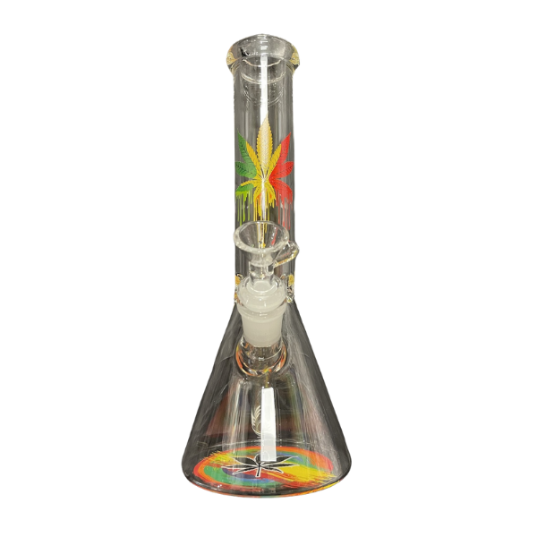 AL WP Beaker Silo 10" / Rasta Leaf